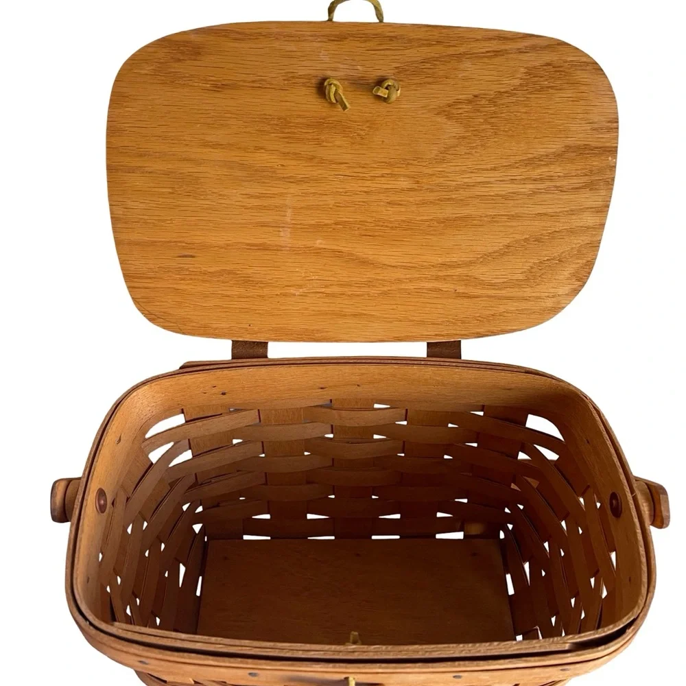 Vintage Longaberger Basket Purse - Picture 3 of 7